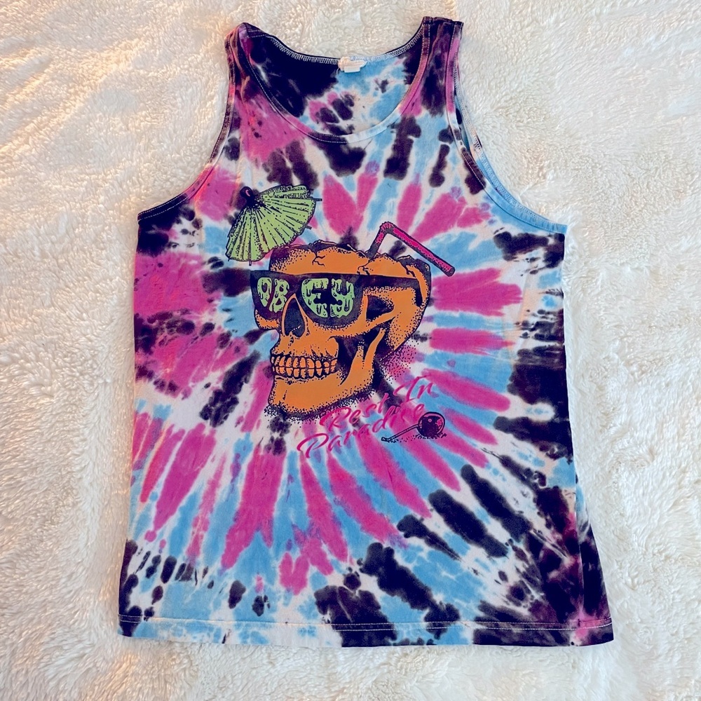Obey Tie Dye Tank Top